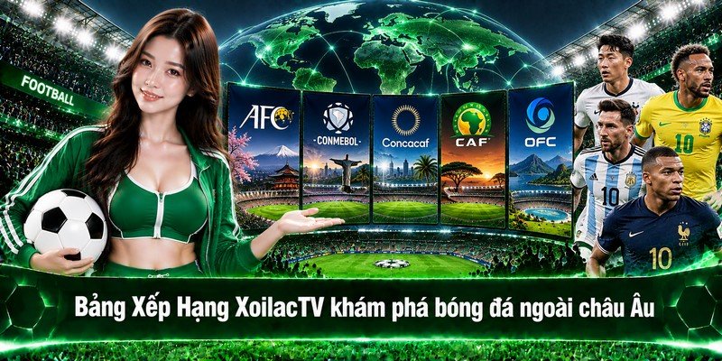 Bảng Xếp Hạng XoilacTV khám phá bóng đá ngoài châu Âu