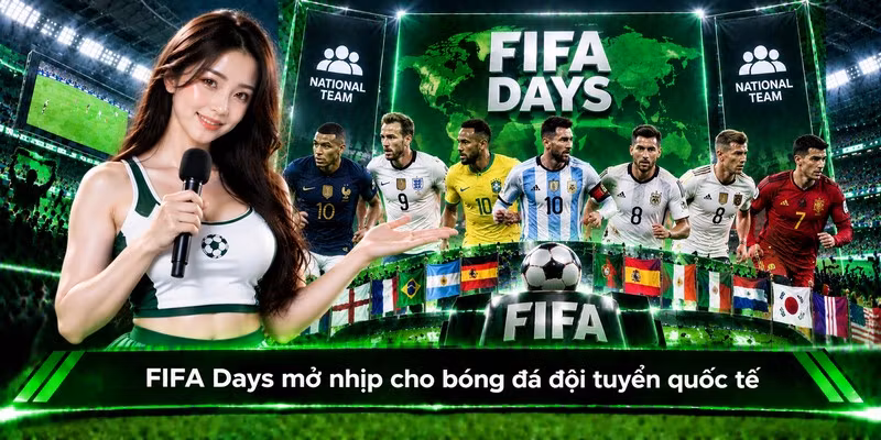 FIFA Days mở nhịp cho bóng đá đội tuyển quốc tế