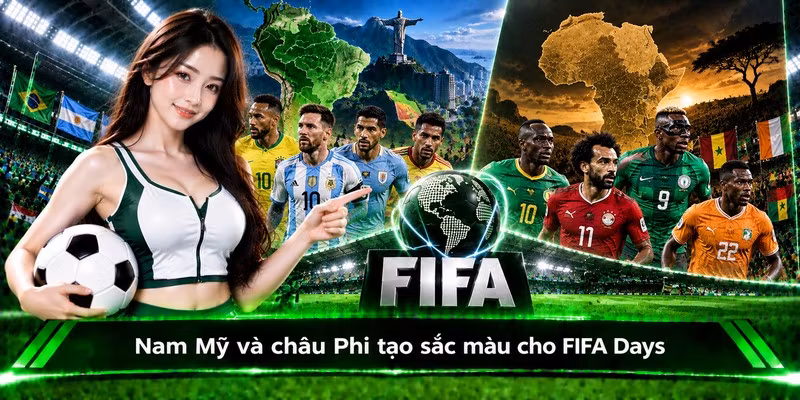 Nam Mỹ và châu Phi tạo sắc màu cho FIFA Days