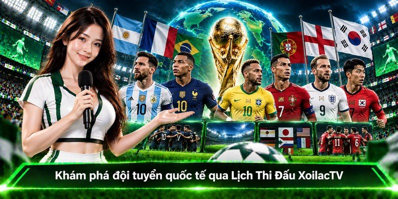 Khám phá đội tuyển quốc tế qua Lịch Thi Đấu XoilacTV